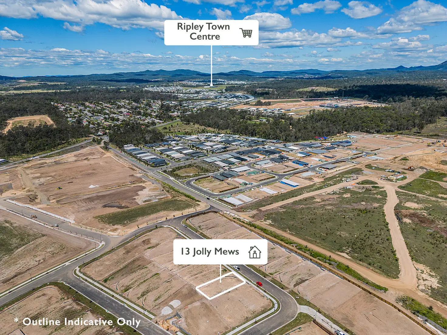 Main view of Homely land listing, 13 Jolly Mews, Ripley QLD 4306