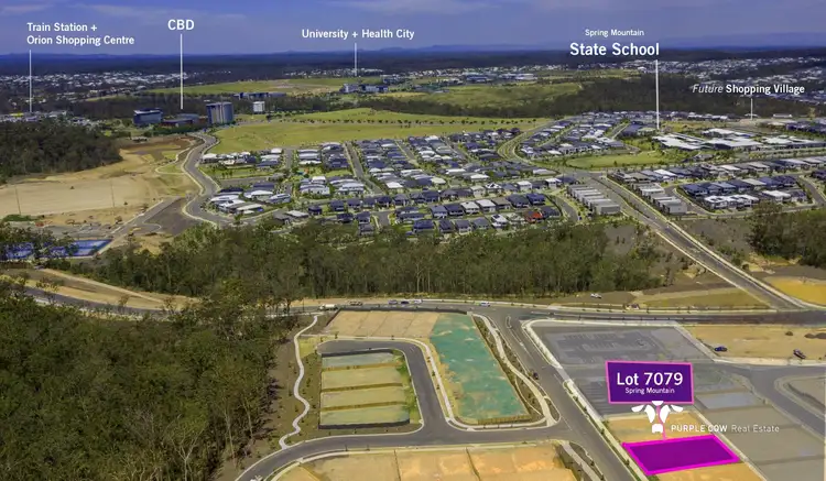Second view of Homely land listing, LOT 7079, 225 Belvedere Drive, Spring Mountain QLD 4300