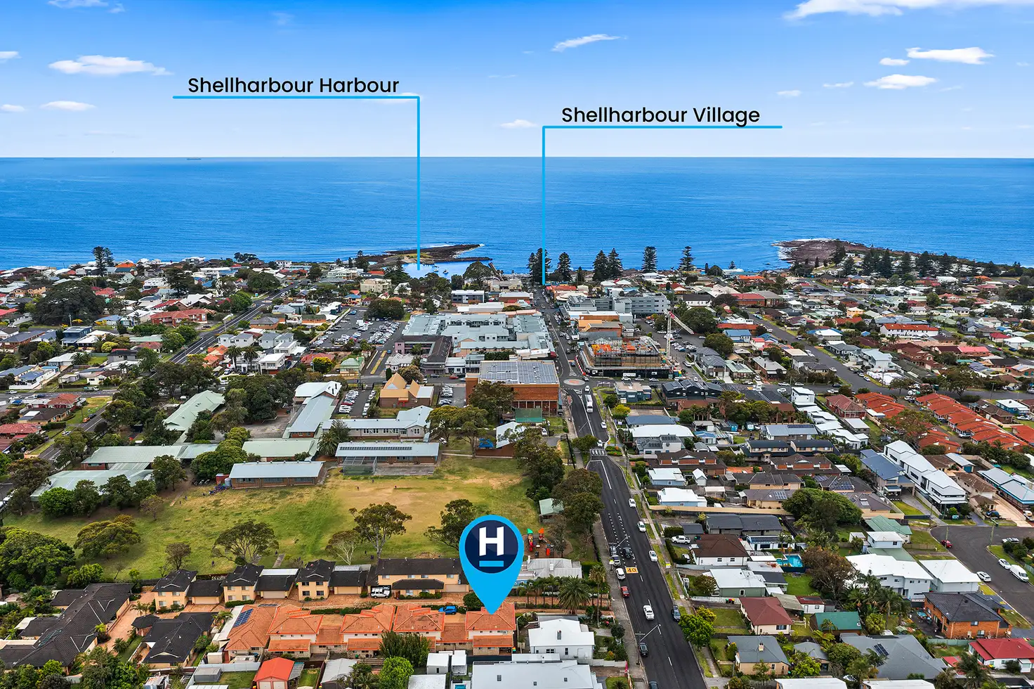 Main view of Homely townhouse listing, 1/36 Addison Street, Shellharbour NSW 2529