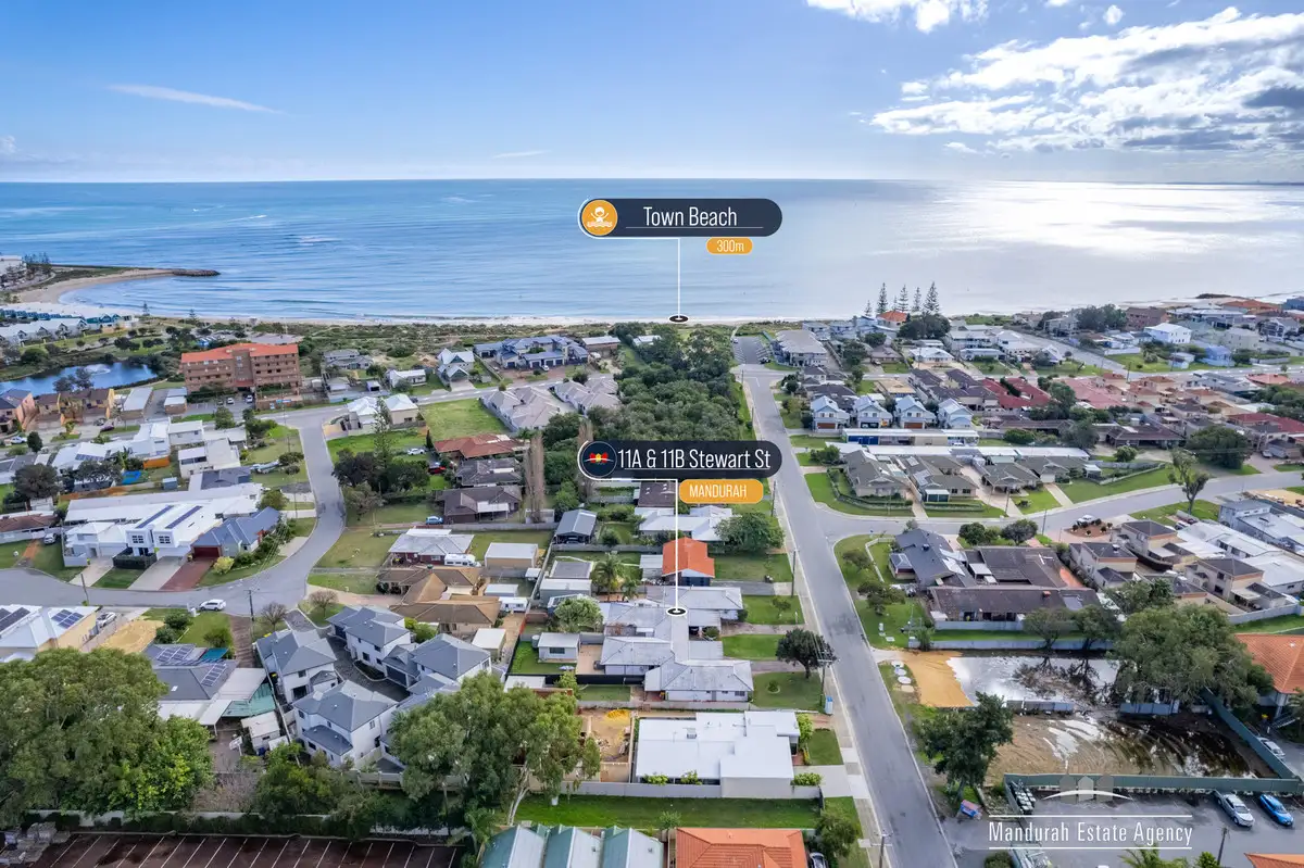 Main view of Homely semi-detached listing, 11B Stewart Street, Mandurah WA 6210