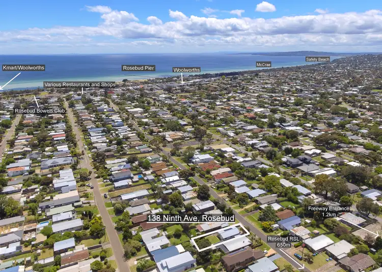 Main view of Homely house listing, 138 Ninth Avenue, Rosebud VIC 3939