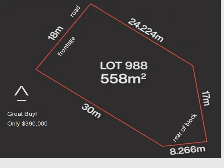 Main view of Homely land listing, LOT 988 Broadmeadows Drive, Bushmead WA 6055