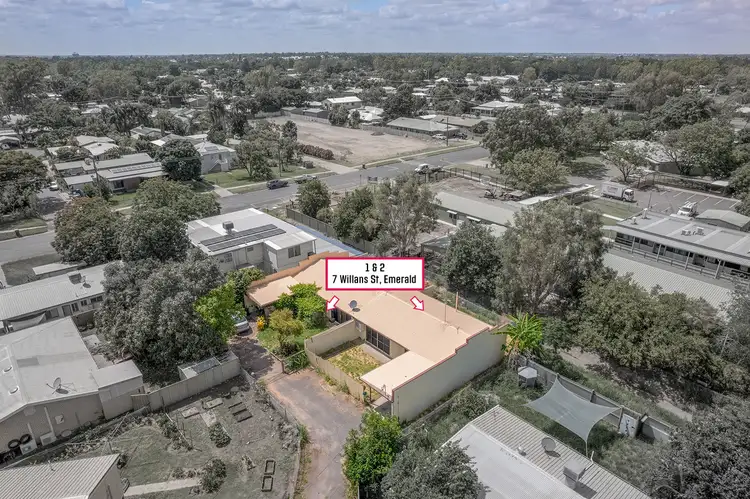 Main view of Homely semi-detached listing, 1 & 2/7 Willans Street, Emerald QLD 4720
