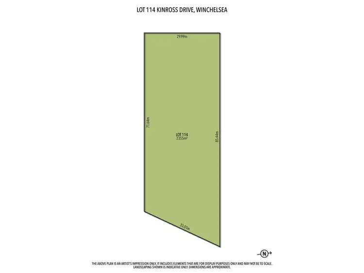 Third view of Homely land listing, LOT 114 Kinross Drive, Winchelsea VIC 3241
