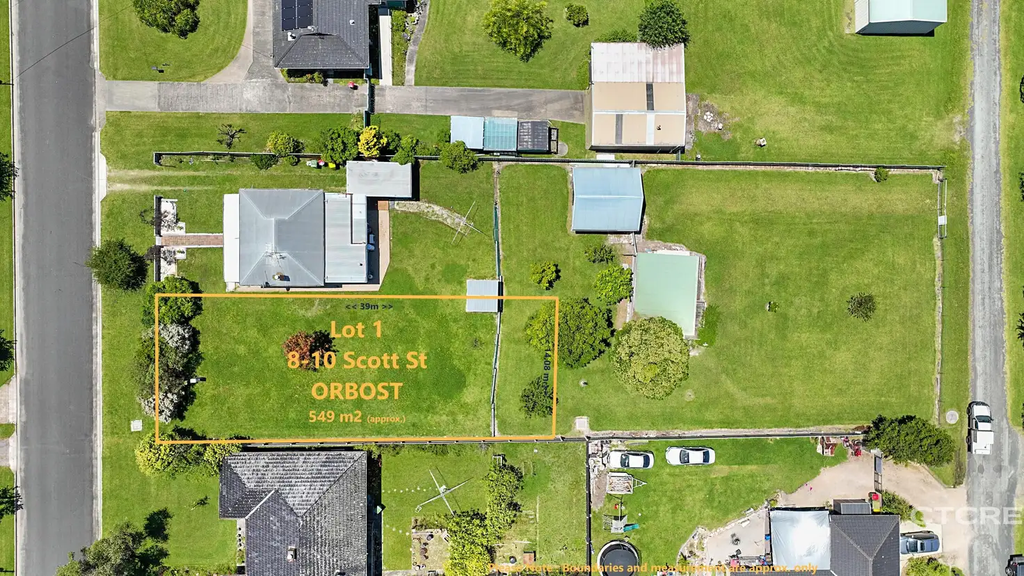 Main view of Homely land listing, LOT 1, 8-10 Scott Street, Orbost VIC 3888