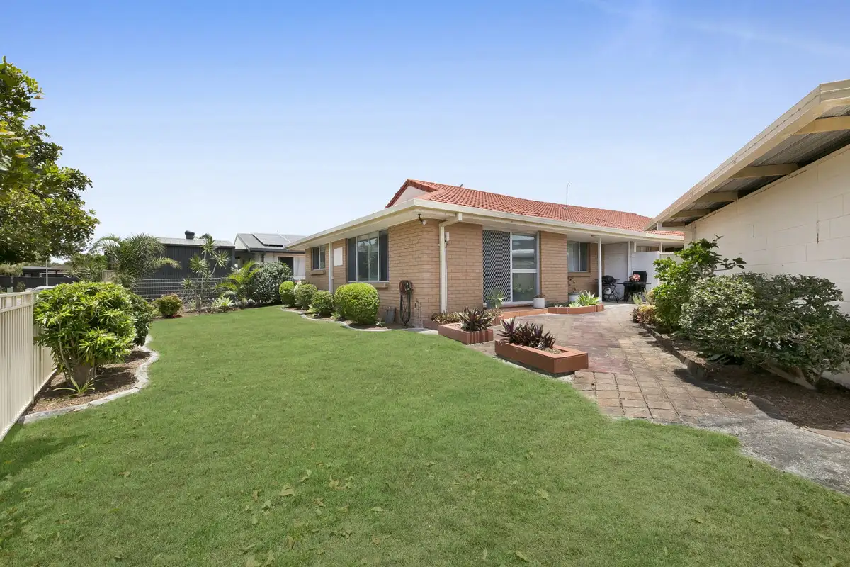 Main view of Homely semi-detached listing, 1/3 Macaw Avenue, Miami QLD 4220