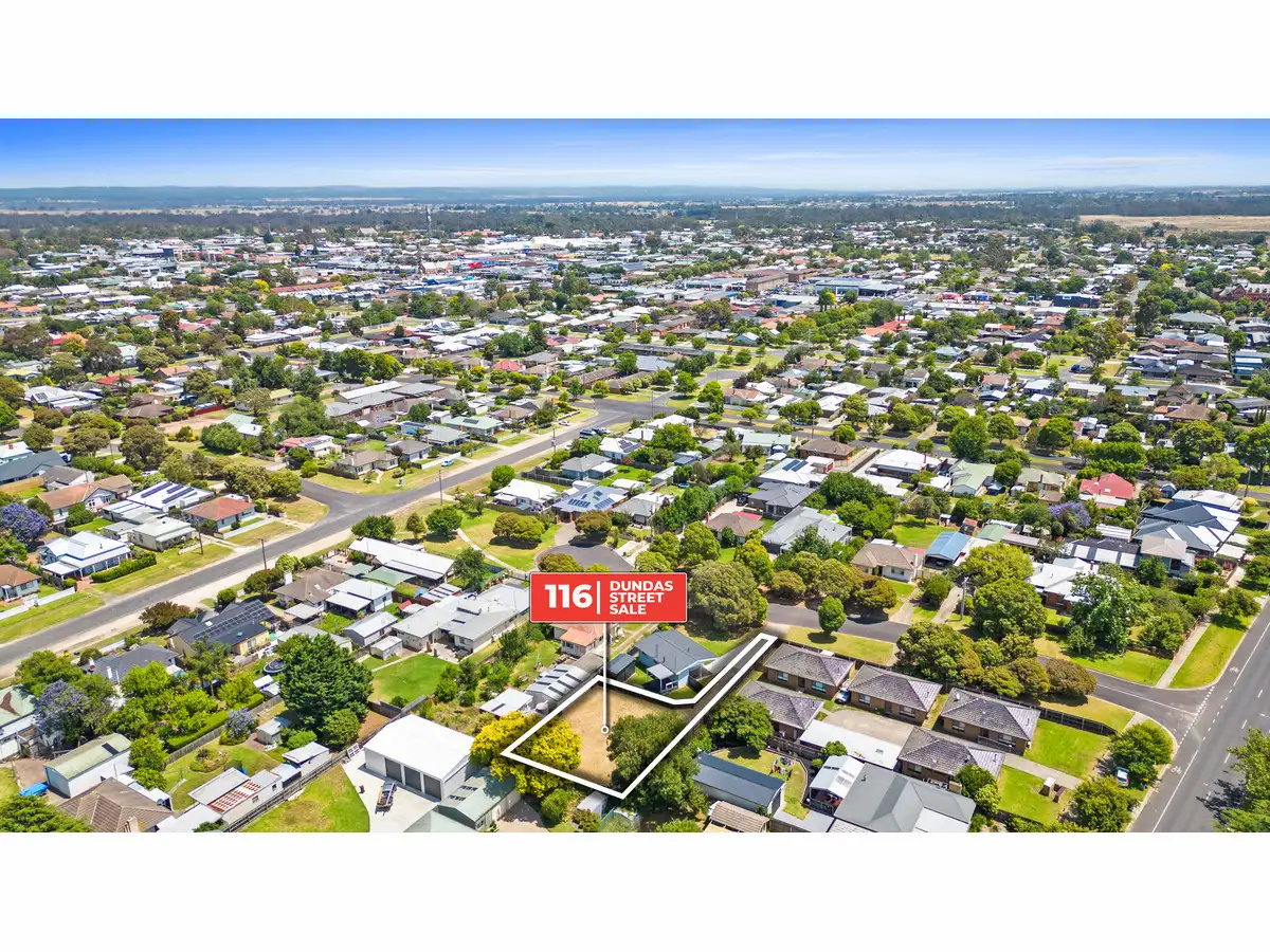Main view of Homely land listing, 116 Dundas Street, Sale VIC 3850