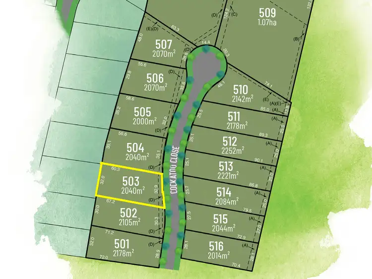 Main view of Homely land listing, LOT 503 Cockatoo Close, Scone NSW 2337