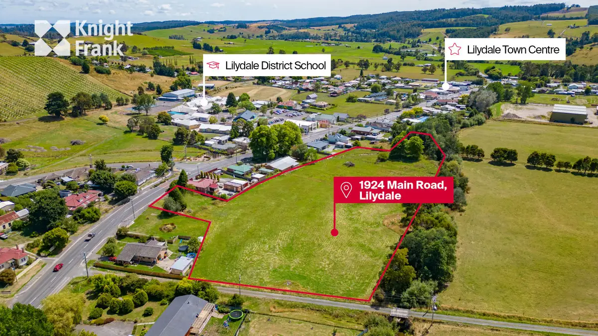 Main view of Homely land listing, 1924 Main Road, Lilydale TAS 7268