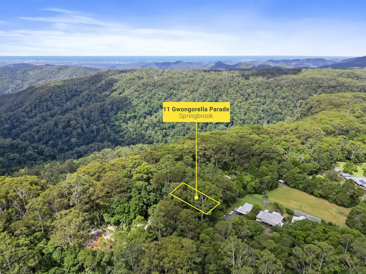 Main view of Homely land listing, 11 Gwongorella Parade, Springbrook QLD 4213