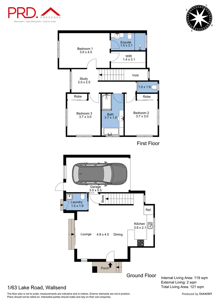 Fourth view of Homely townhouse listing, 1/63 Lake Road, Wallsend NSW 2287
