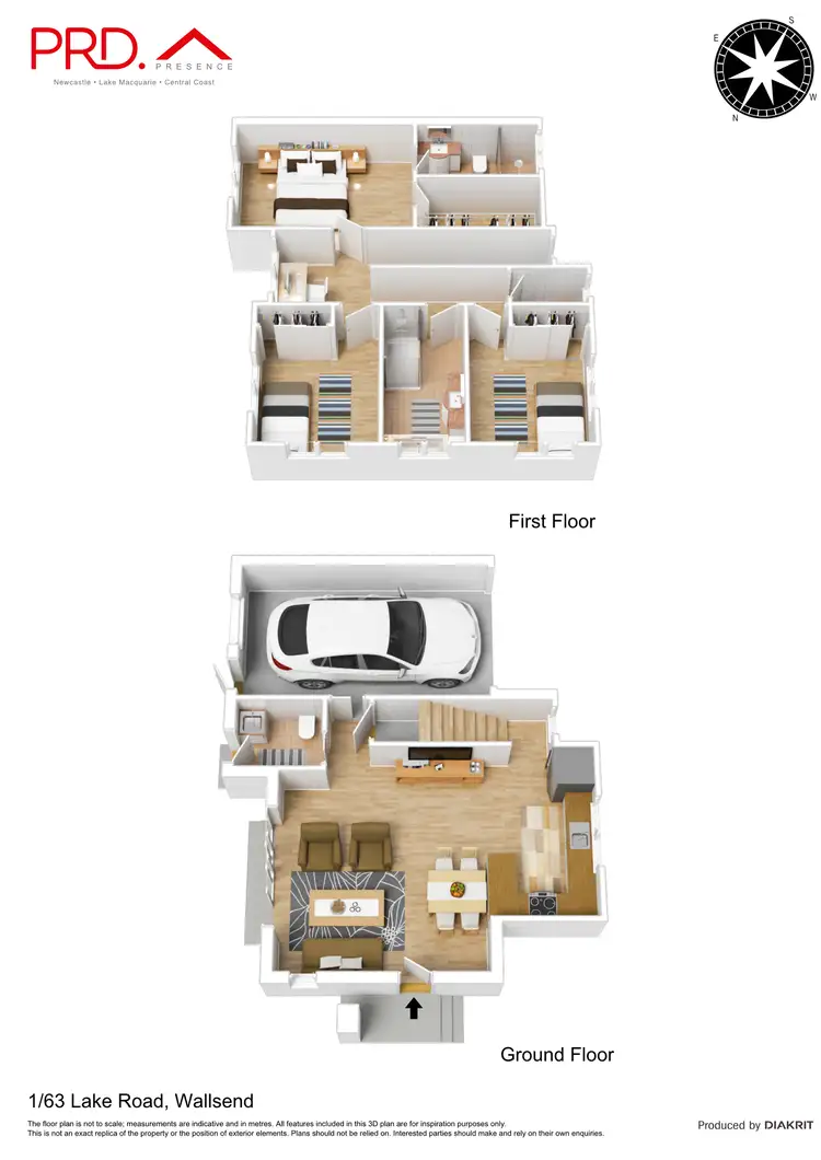 Fifth view of Homely townhouse listing, 1/63 Lake Road, Wallsend NSW 2287