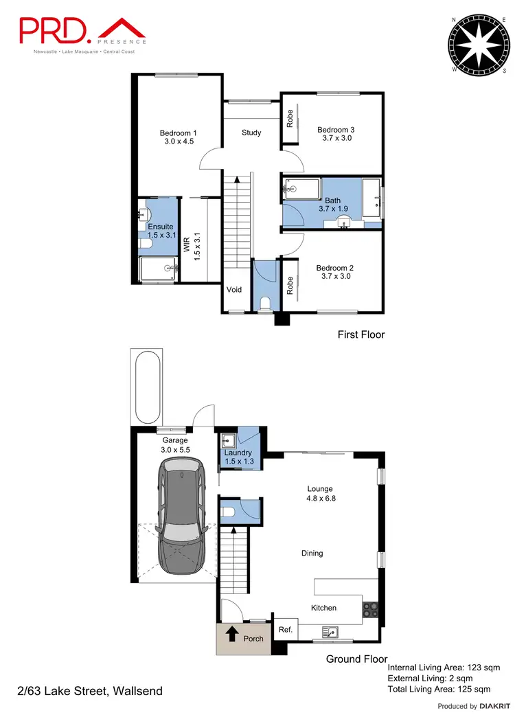 Sixth view of Homely townhouse listing, 1/63 Lake Road, Wallsend NSW 2287
