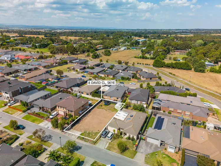 Second view of Homely land listing, 8 David Close, Skye VIC 3977