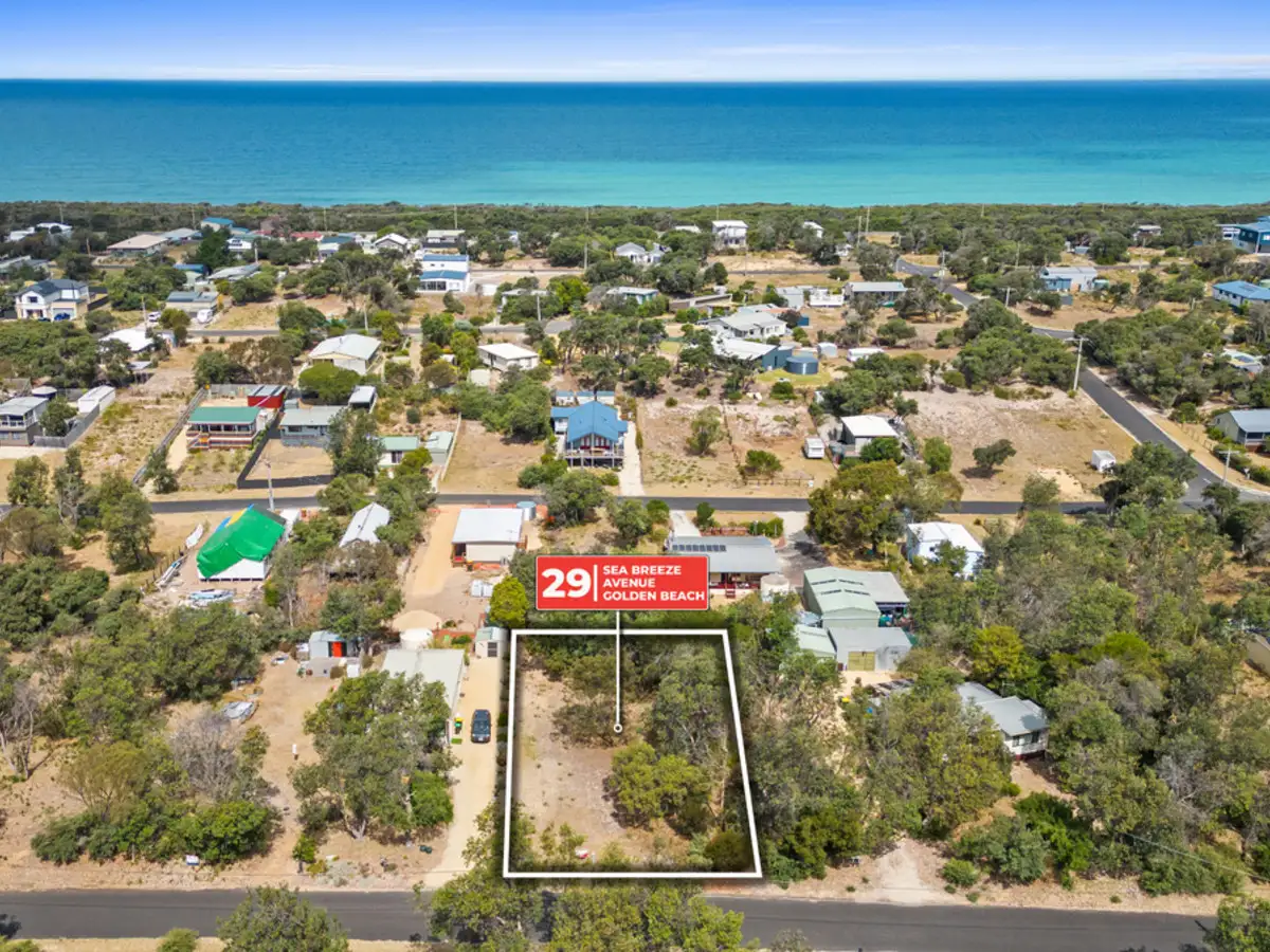 Main view of Homely land listing, 29 Sea Breeze Avenue, Golden Beach VIC 3851
