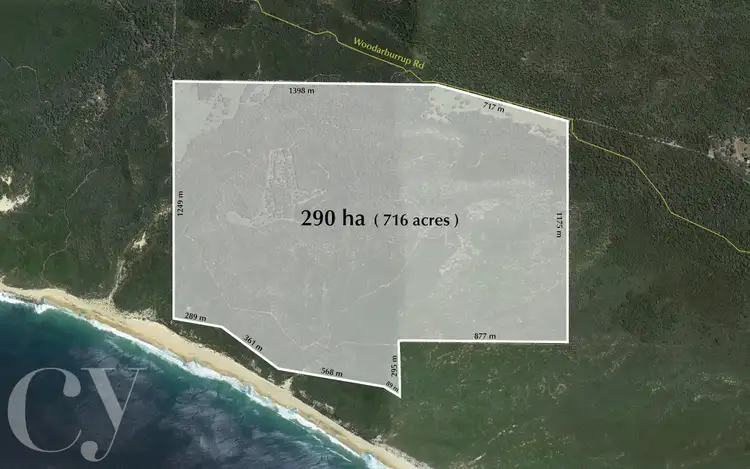 Third view of Homely land listing, LOT 1311 Woodarburrup Road, Scott River East WA 6275