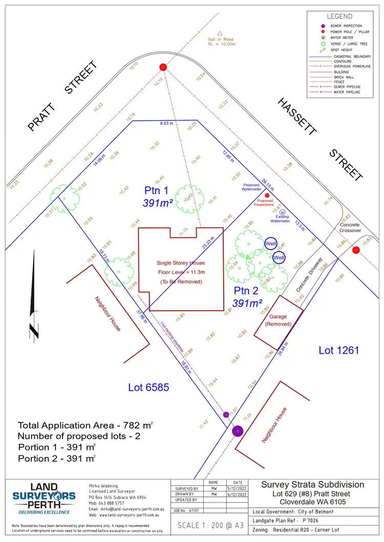 Second view of Homely land listing, 8 Pratt Street, Cloverdale WA 6105