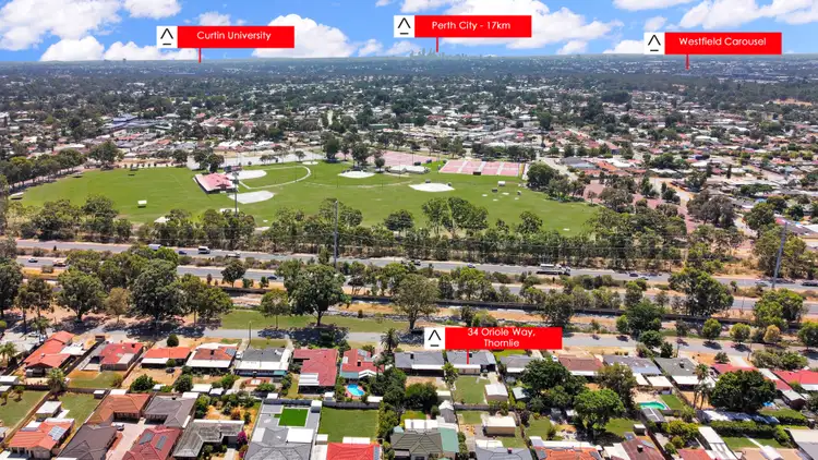 Second view of Homely house listing, 34 Oriole Way, Thornlie WA 6108