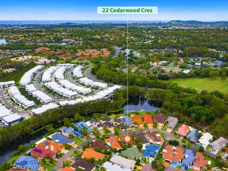 Third view of Homely house listing, 22 Cedarwood Crescent, Robina QLD 4226