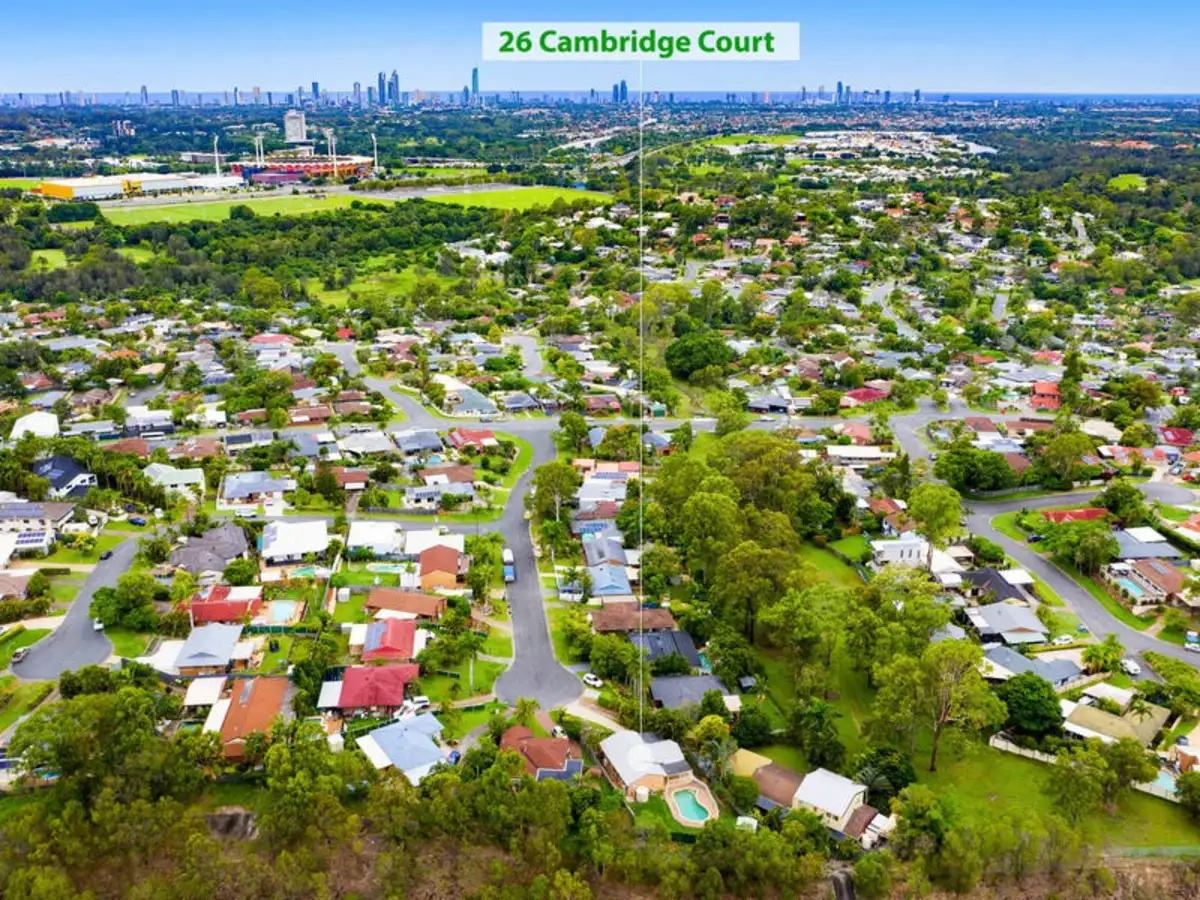 Main view of Homely house listing, 26 Cambridge Court, Carrara QLD 4211