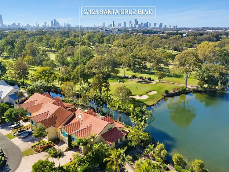 Main view of Homely townhouse listing, 2/125 Santa Cruz Bld Boulevard, Clear Island Waters QLD 4226
