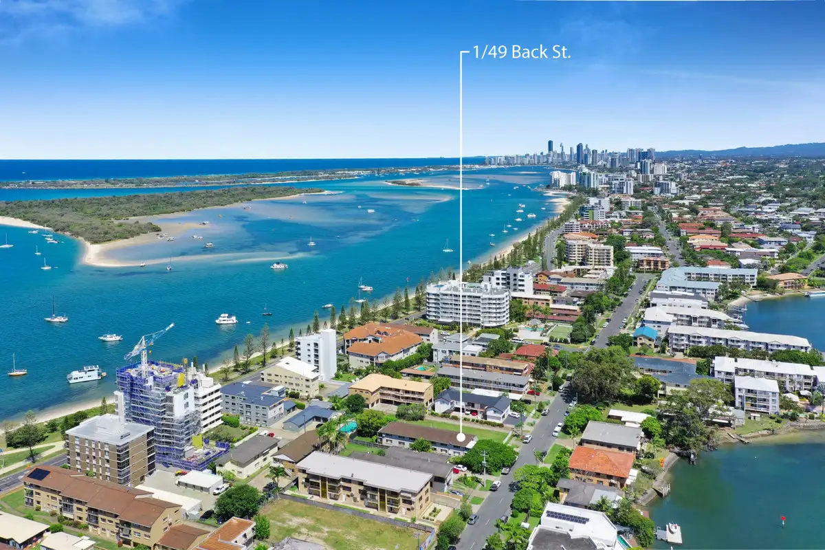 Main view of Homely apartment listing, 1/49 Back Street, Biggera Waters QLD 4216