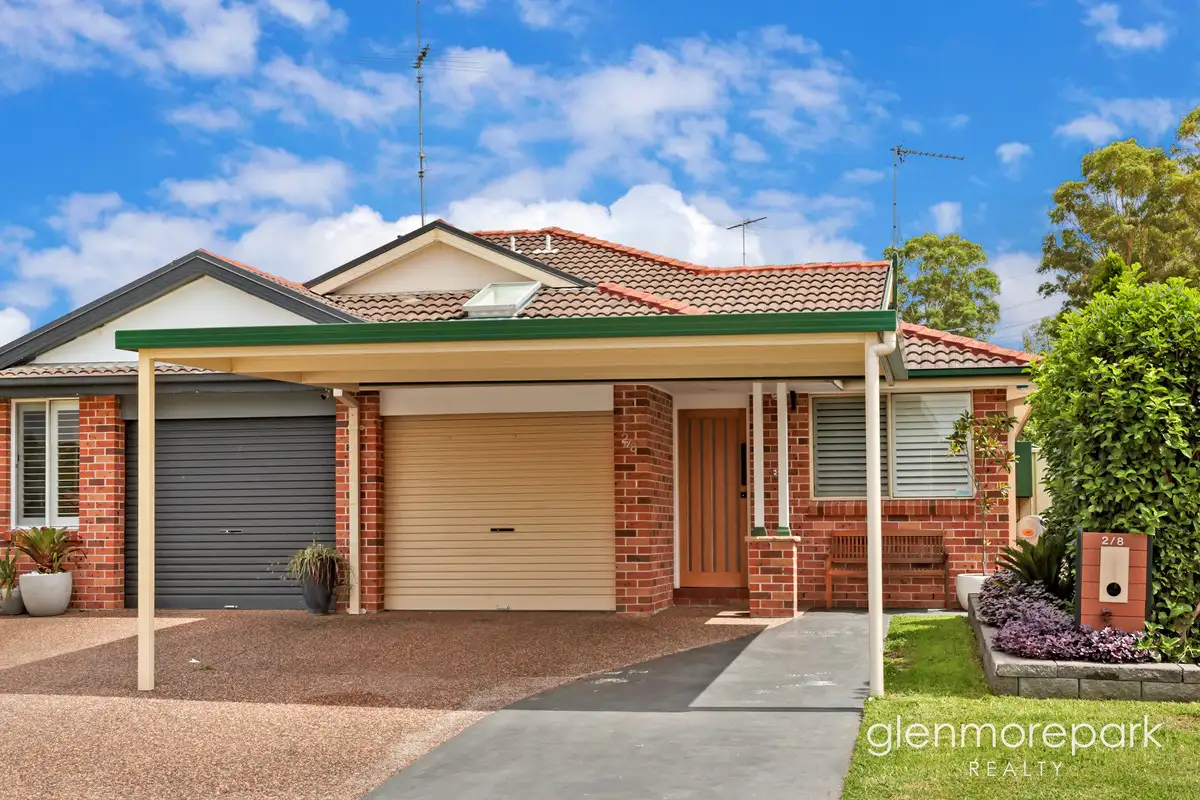 Main view of Homely semi-detached listing, 2/8 Friarbird Crescent, Glenmore Park NSW 2745