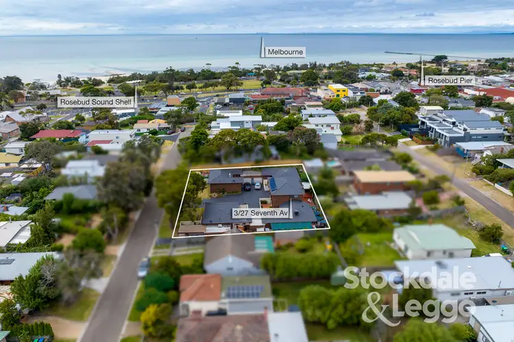 Main view of Homely townhouse listing, 3/27 Seventh Avenue, Rosebud VIC 3939