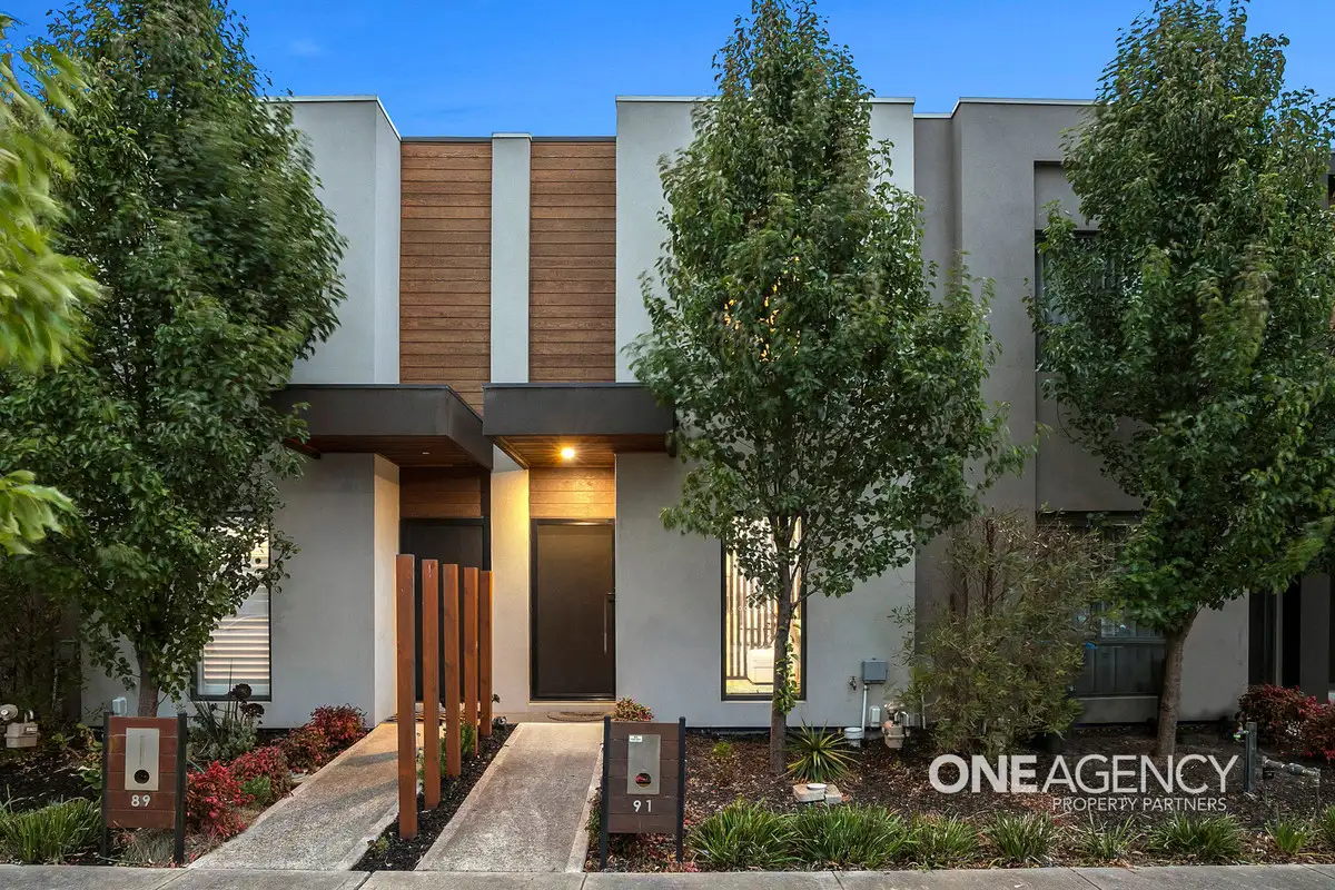 Main view of Homely townhouse listing, 91 Waterhaven Boulevard, Point Cook VIC 3030