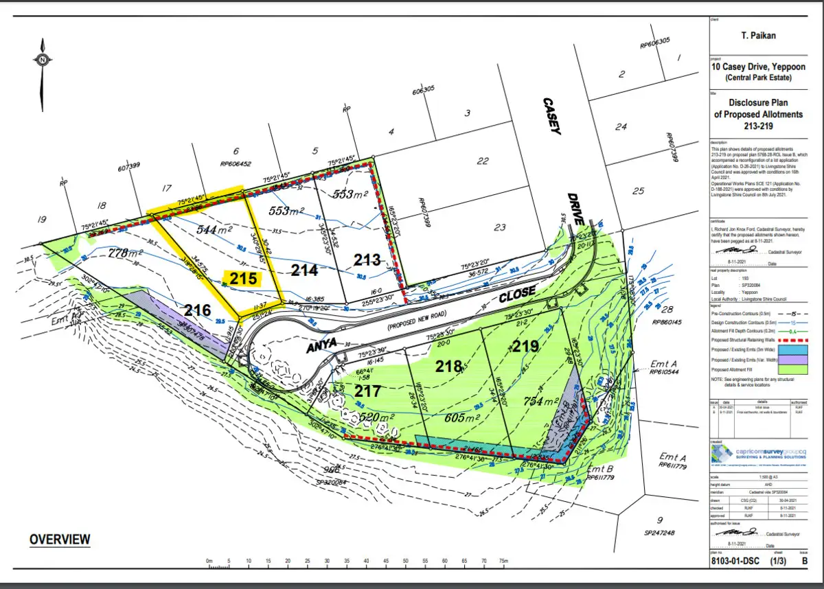 Main view of Homely land listing, LOT 215 Anya Close, Yeppoon QLD 4703