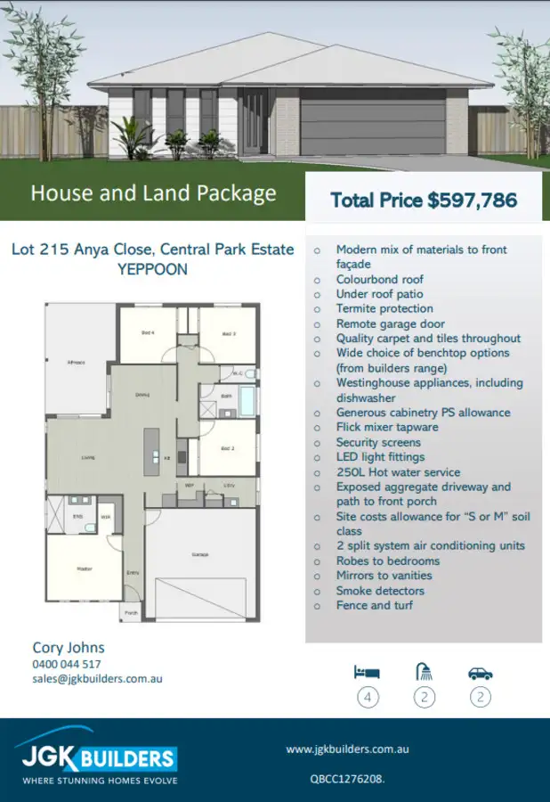 Second view of Homely land listing, LOT 215 Anya Close, Yeppoon QLD 4703