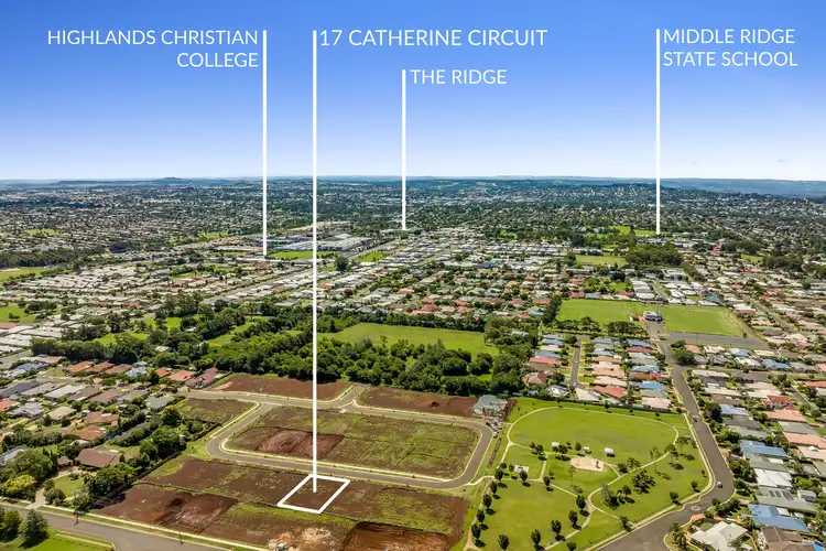 Third view of Homely land listing, LOT 28, 17 Catherine Circuit, Middle Ridge QLD 4350