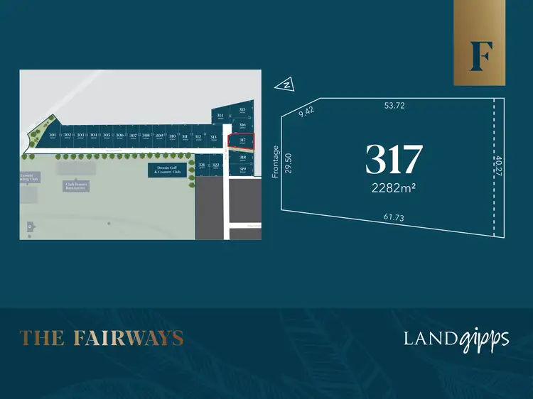 Main view of Homely land listing, LOT 317 The Fairways - Country Living, Drouin VIC 3818