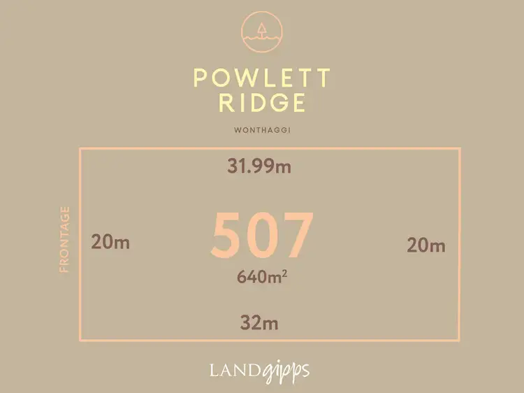 Main view of Homely land listing, LOT 507 Powlett Ridge Estate, Wonthaggi VIC 3995