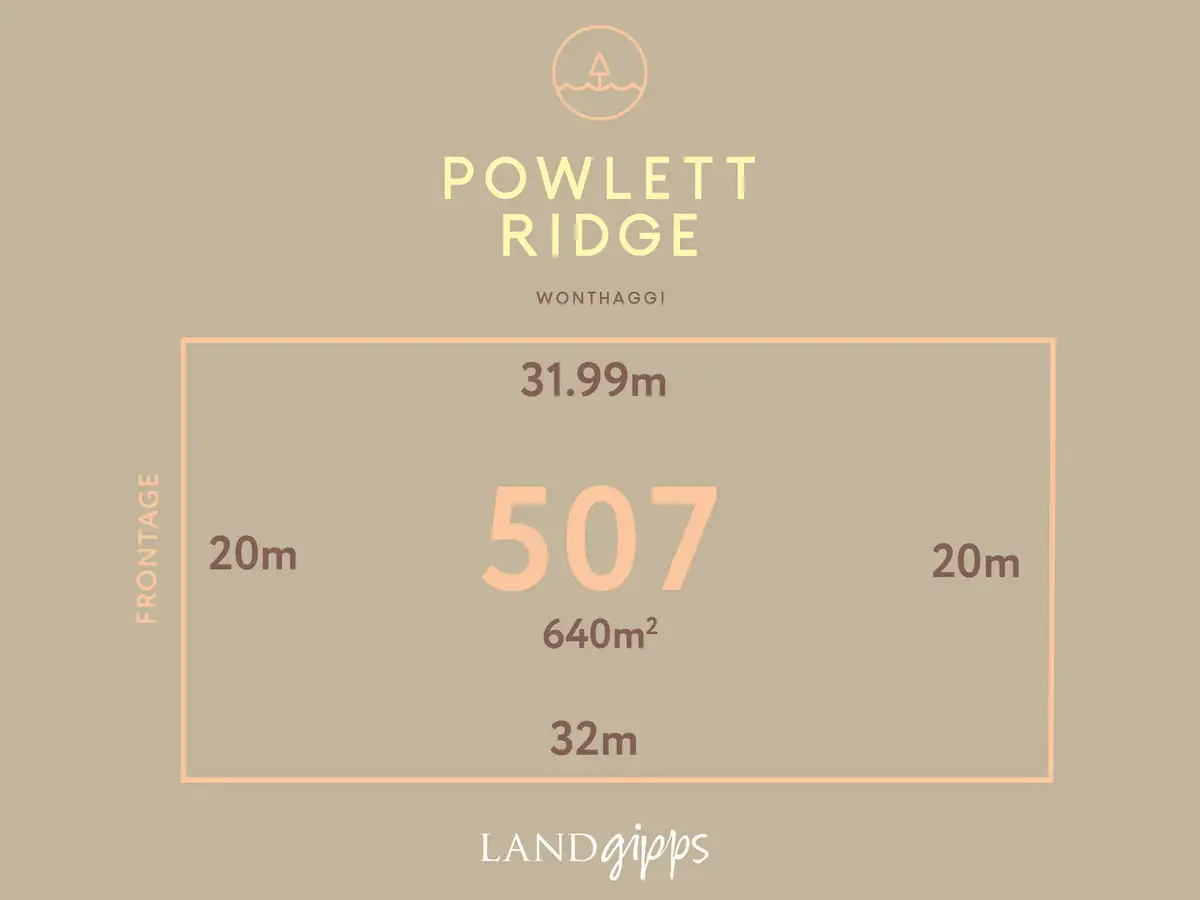 Main view of Homely land listing, LOT 507 Powlett Ridge Estate, Wonthaggi VIC 3995