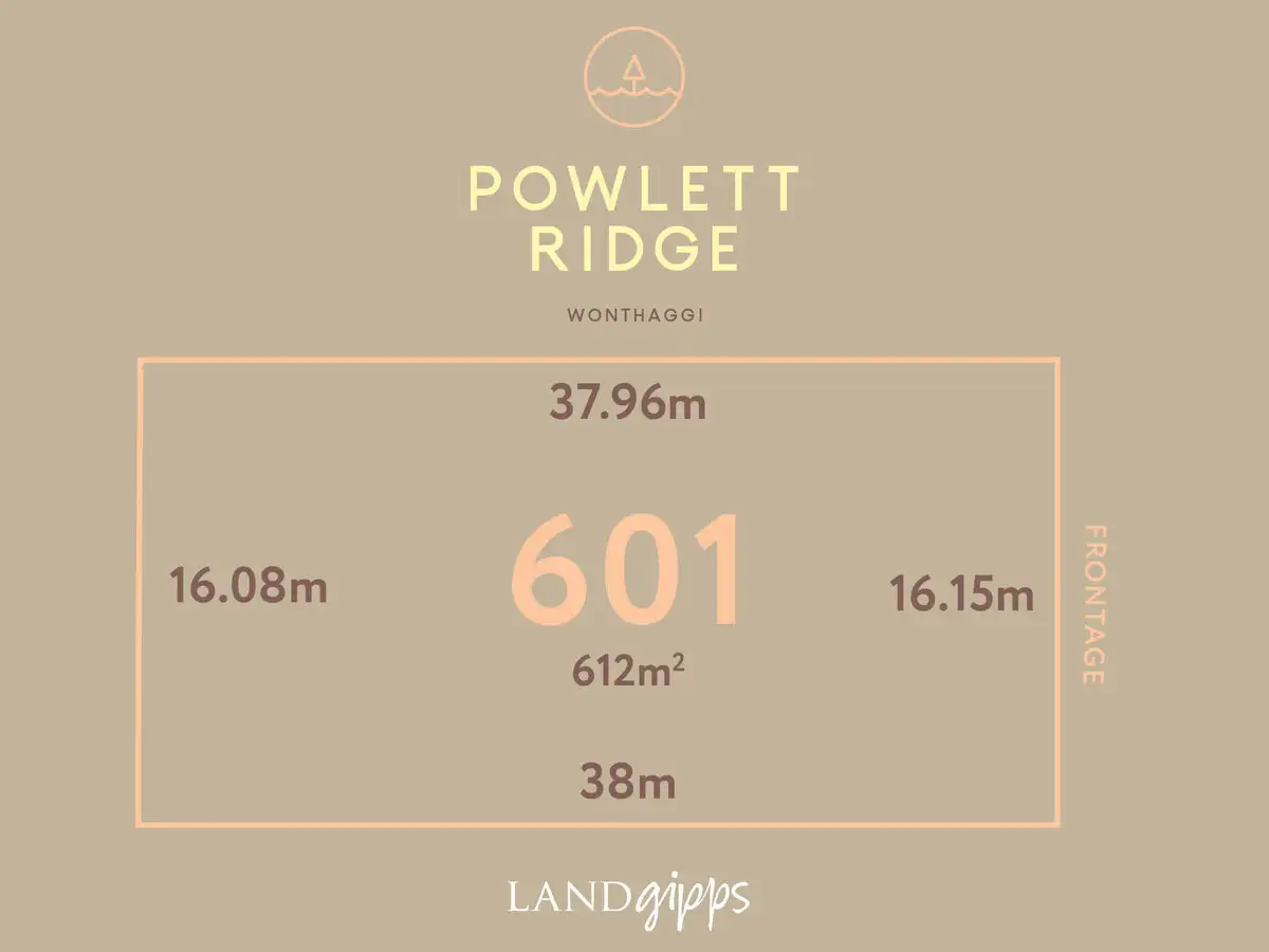 Main view of Homely land listing, LOT 601 Powlett Ridge Estate, Wonthaggi VIC 3995