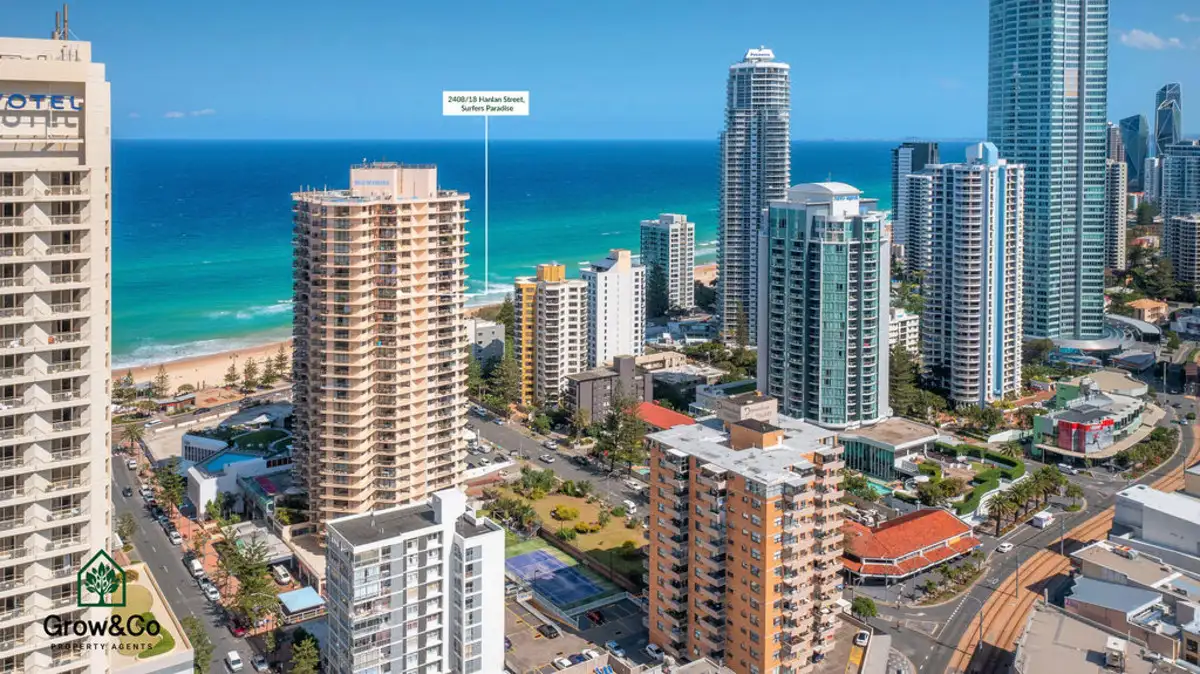 Main view of Homely apartment listing, 2408/18 Hanlan Street, Surfers Paradise QLD 4217
