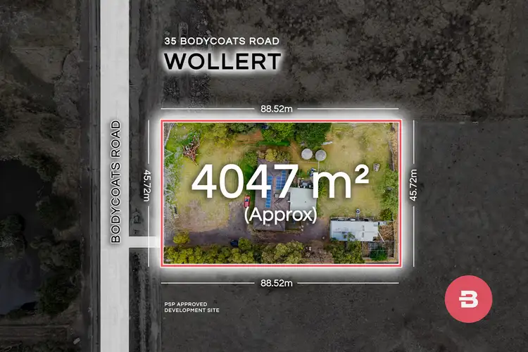 Main view of Homely land listing, 35 Bodycoats Road, Wollert VIC 3750