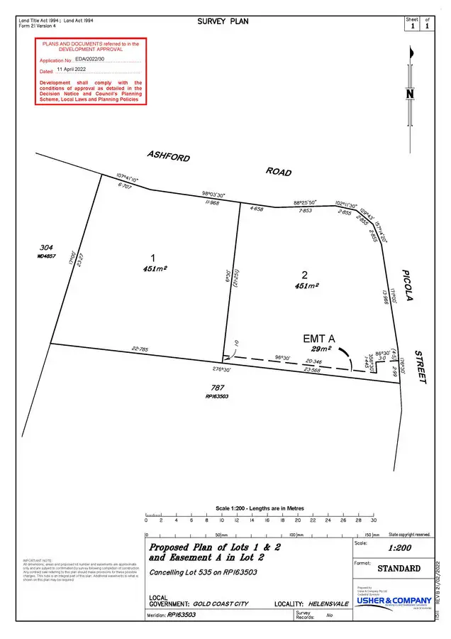 Second view of Homely land listing, 1 Picola Place, Helensvale QLD 4212