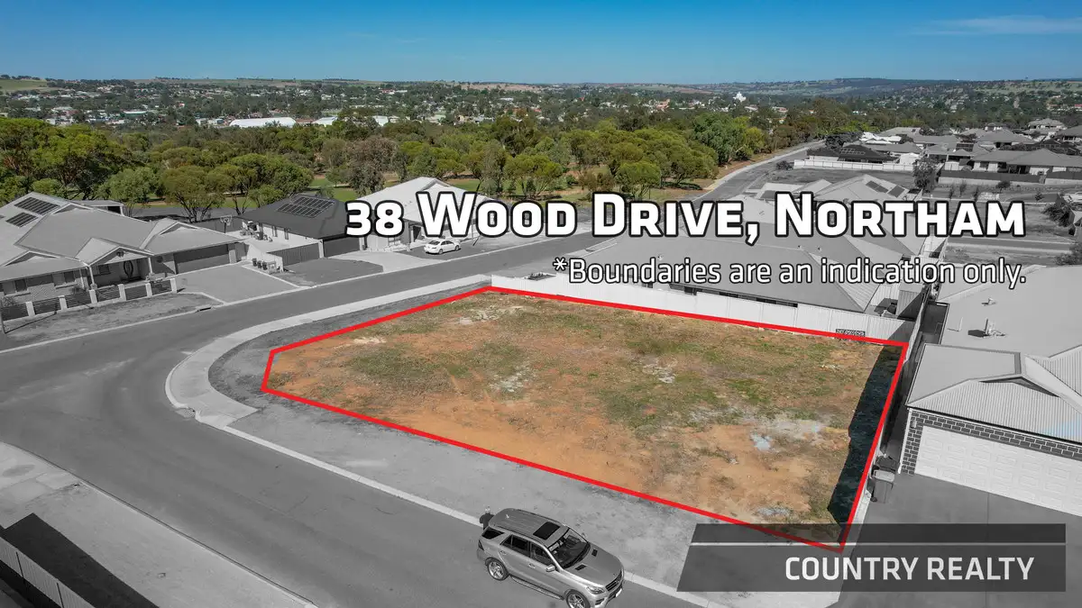 Main view of Homely land listing, 38 Wood Drive, Northam WA 6401
