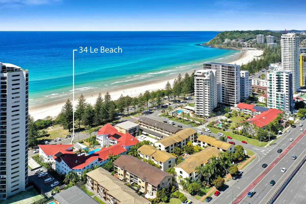 Main view of Homely unit listing, 34/136 The Esplanade, Burleigh Heads QLD 4220