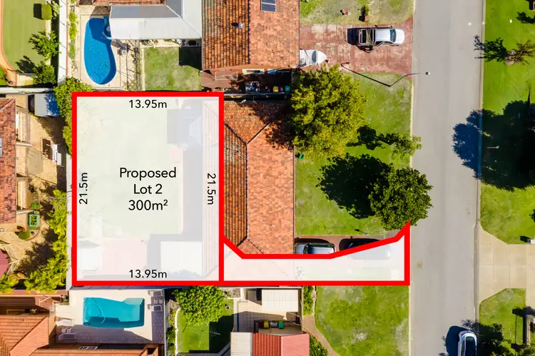 Main view of Homely land listing, LOT 2, 3 Aitken Place, Noranda WA 6062