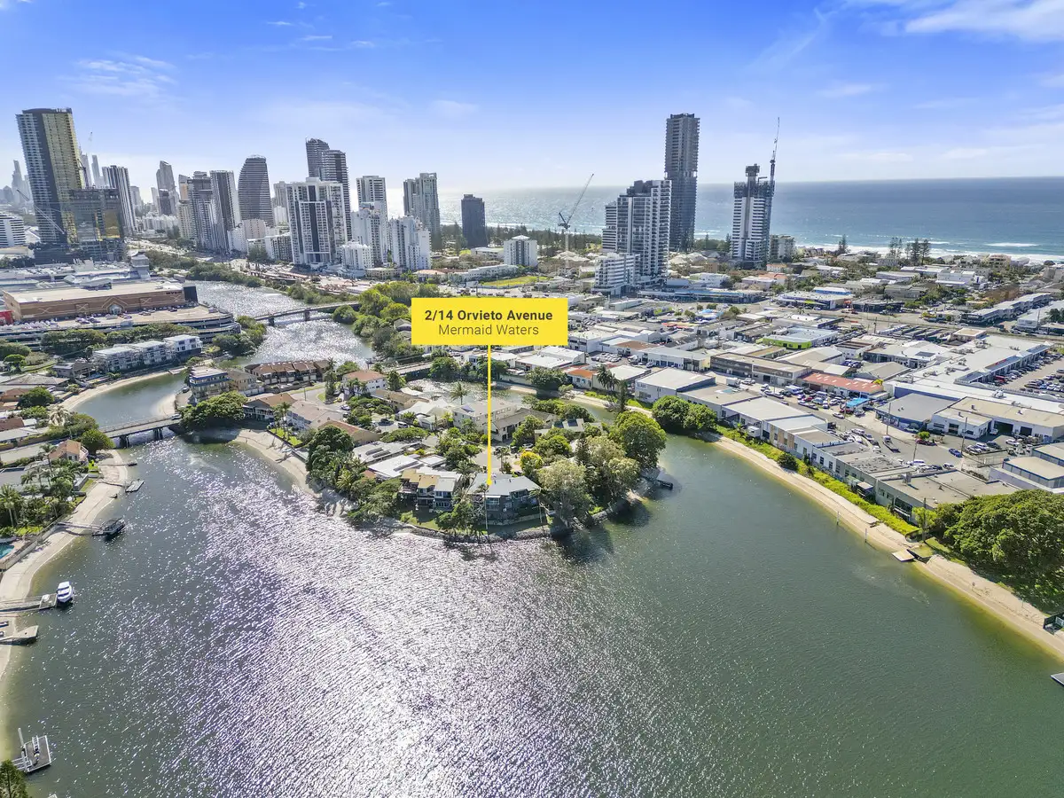 Main view of Homely unit listing, 2/14 Orvieto Avenue, Mermaid Waters QLD 4218