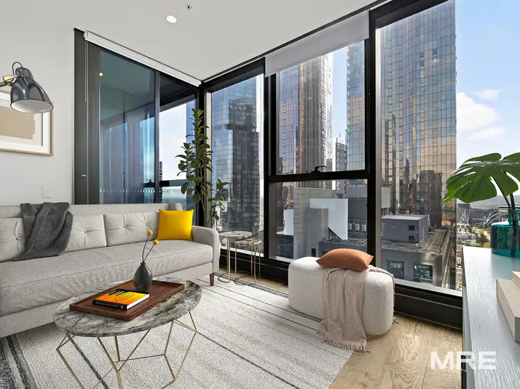 Second view of Homely apartment listing, 3903/285 La Trobe Street, Melbourne VIC 3000