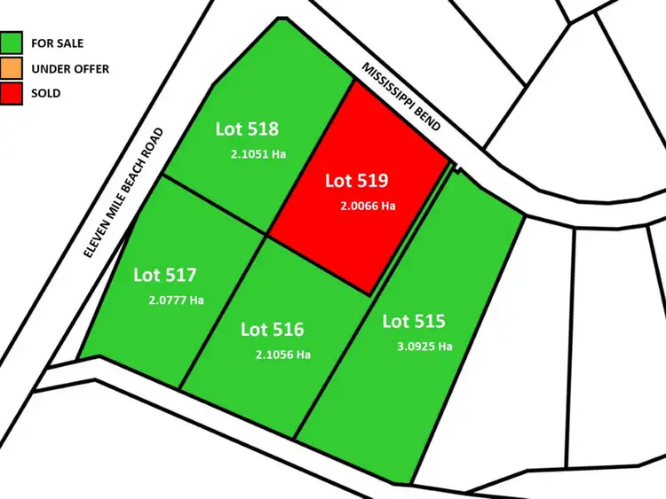 Lot 519 Mississippi Bend, Pink Lake WA 6450