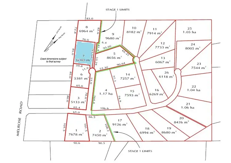 LOT 7, 156 Melrose Road, Aberdeen TAS 7310