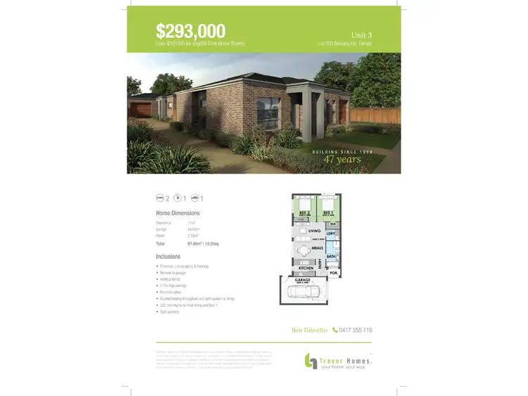 Third view of Homely unit listing, Unit 3/Lot 303 Bethany Road, Tarneit VIC 3029