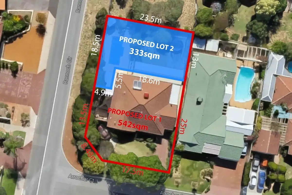 Main view of Homely land listing, 1A Arrochar Court, Hamersley WA 6022