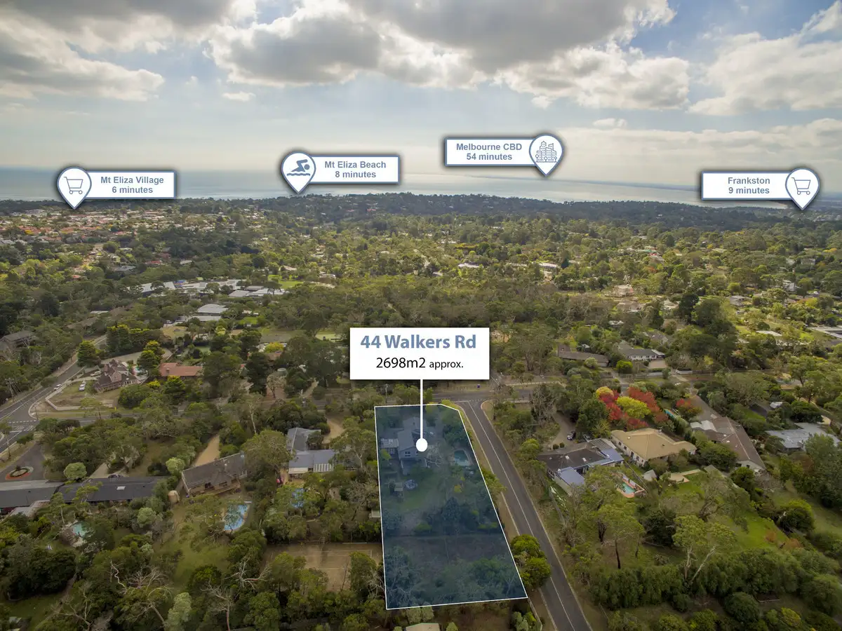 Main view of Homely house listing, 44 Walkers Road, Mount Eliza VIC 3930