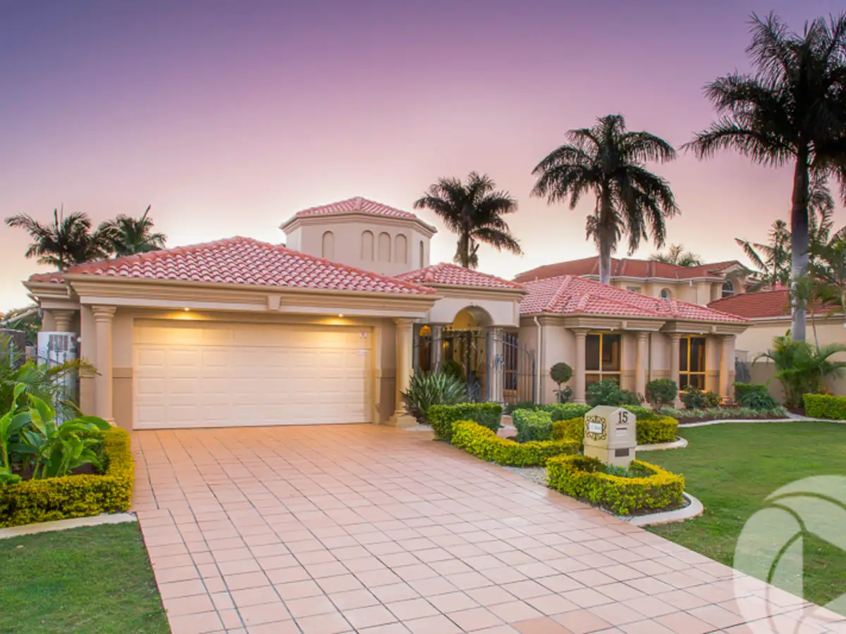 Main view of Homely house listing, 15 Sir Bruce Small Boulevard, Benowa Waters QLD 4217